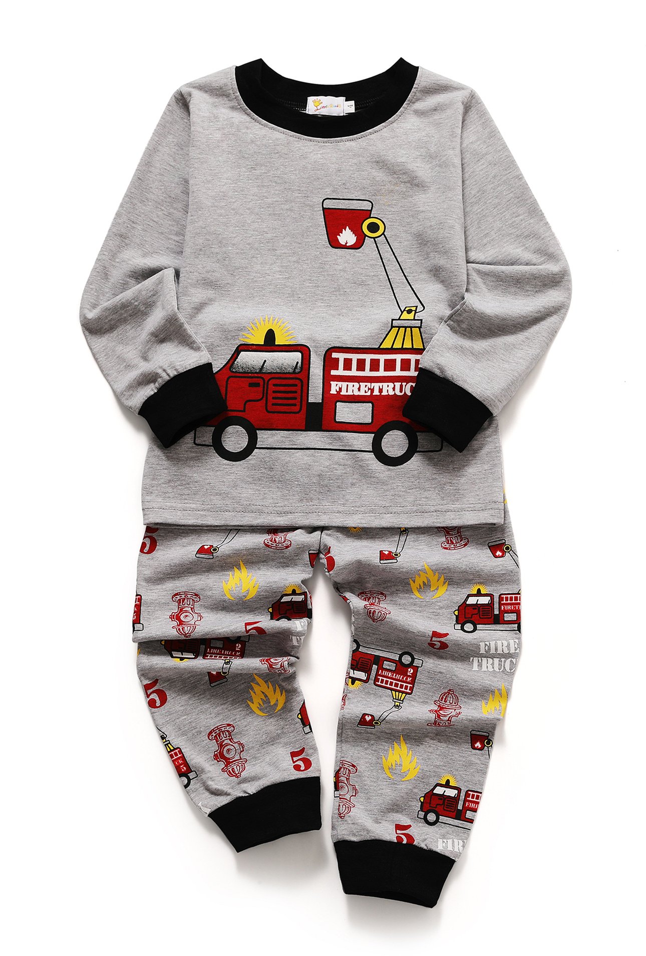 Boys Pajamas Train 100 Cotton Toddler Pjs 2 Piece Kids Sleepwear