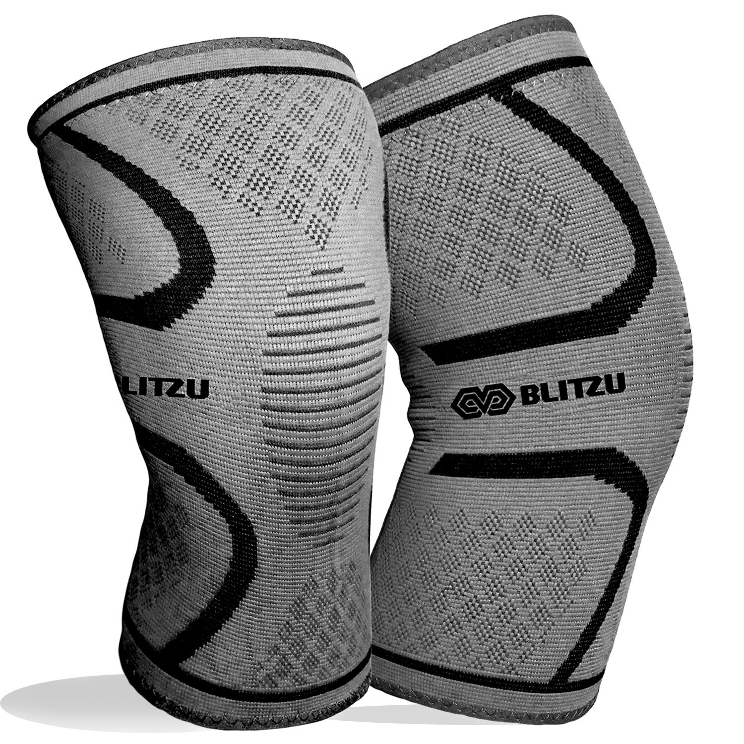 BLITZU Flex Plus Compression Knee Brace For Joint Pain, ACL MCL