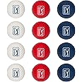 Franklin Sports Indoor + Outdoor Foam Practice Golf Balls - PGA Tour Kids + Adults Practice Soft Foam Golf Balls - Limited Flight Soft Golf Balls - 12 Pack of Golf Balls with Draw String Carry Bag