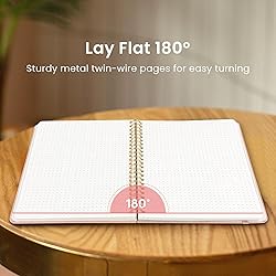 Dotted Spiral Journal Notebook for Women & Men, 140