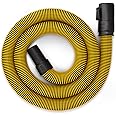DeWalt DXVA19-2500 Ultra Durable Vacuum Hose Shop Vacuum Accessories 1-7/8", Yellow