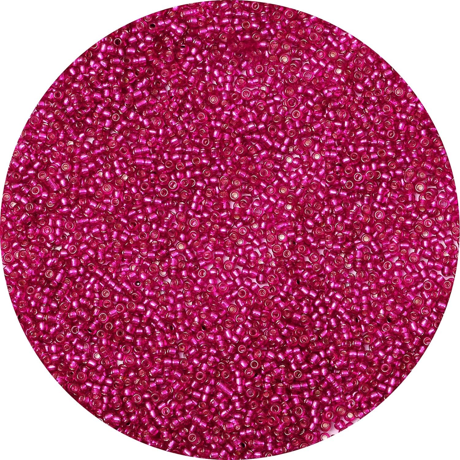 2000PCS 4mm Wine Red Seed Beads for Jewelry Making, Small Craft Glass Beads for Bracelet Making, DIY Necklace Earring Keychain and Crafting