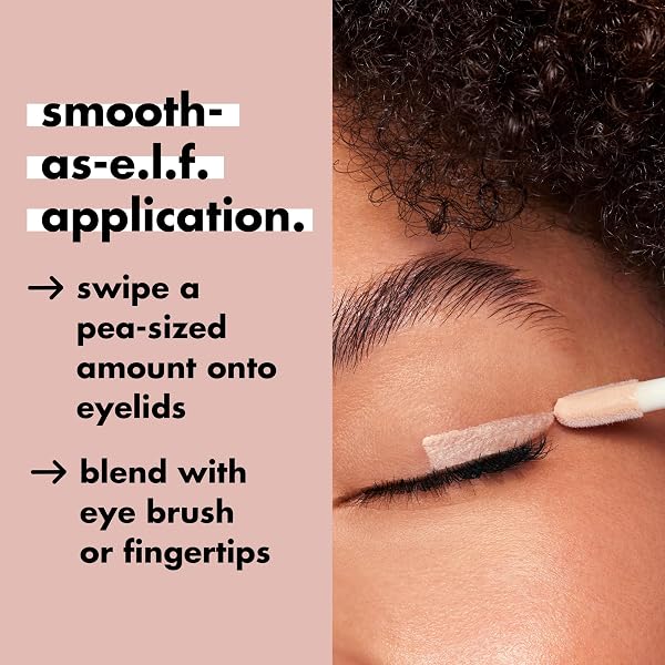 E.L.F. LOCK IT DOWN EYESHADOW PRIMER, SMOOTH, CREAMY PRIMER FOR LONG-LASTING EYESHADOW, INTENSIFIES LIQUID & POWDER COLOR, VEGAN & CRUELTY-FREE