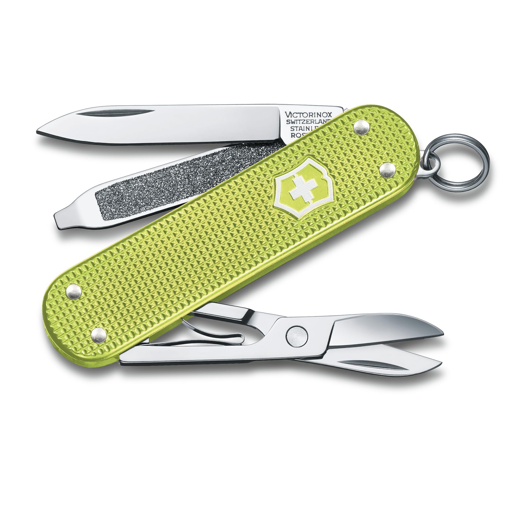 Victorinox, Classic SD Alox, Swiss Army Pocket Knife, Small, Multi Tool, Camping, 5 Functions, Blade, small, Nail file, Screwdriver 2.5 mm