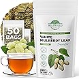 50 Bags White Mulberry Tea Mulberry Leaf Herbal Tea (Morus Alba) - 50 Count 1.5g Bags Herb Hoja De Morera