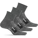 Feetures Merino 10 Cushion Quarter Sock Stripe