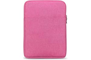 GEDOSIC Nylon Cover Pouch Bag Sleeve for Kindle Paperwhite/Voyage/All-New Kindle(8th Generation, 2016)/Kindle Oasis E-Reader (6IN-Hot Pink)