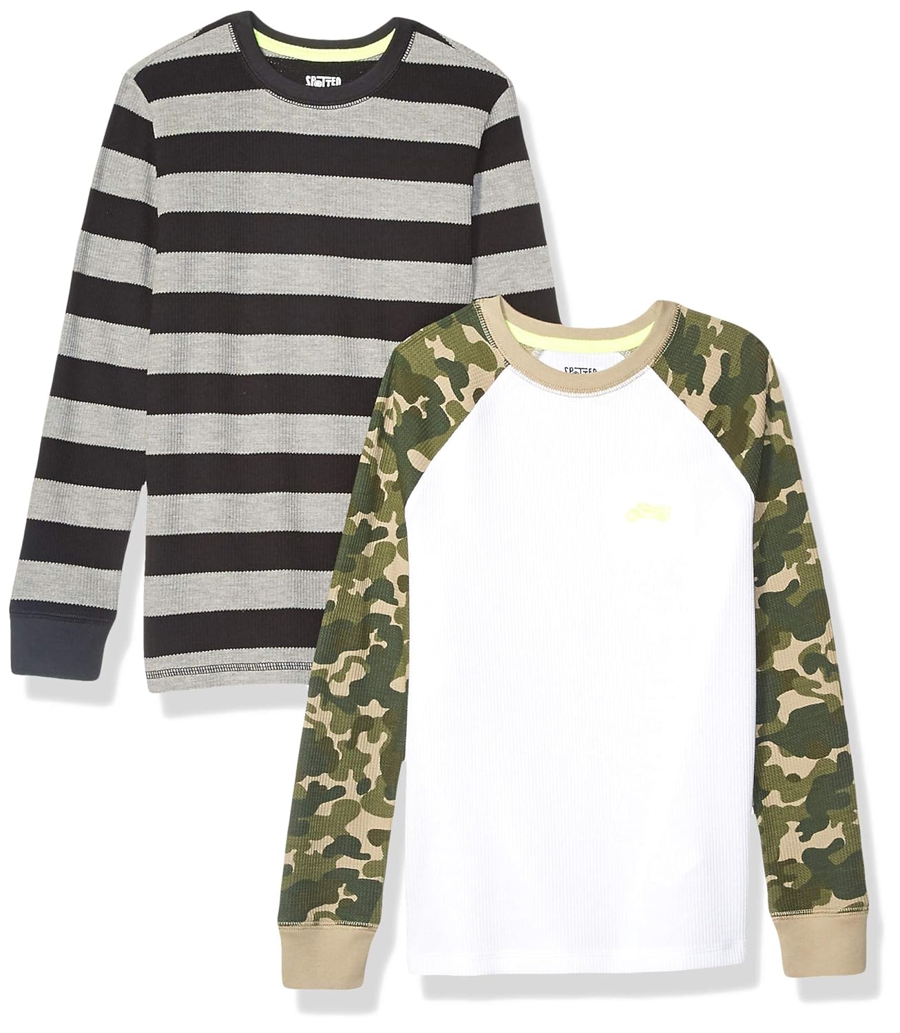 Spotted Zebra Boys Toddler /& Kids 2-Pack Long-Sleeve Thermal Tops Brand
