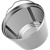 Stainless Steel Reusable Coffee Filters Basket 8 12 Cup Sturdy Permanent Coffee Filter fit for Mr. Coffee Black,Decker Coffee Makers 8 12 cups