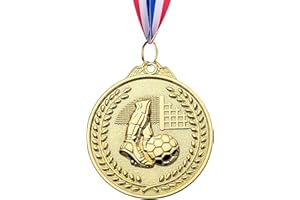 LZHZH 12 Pack Soccer Medals for Kids, metals Gold Award Medals Suitable for sports competitions Celebration and Party Favors