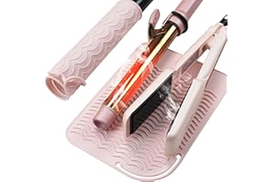 Heysam Professional Heat Mat for Hair Tools, Travel Heat Resistant Mat Cover for Flat Iron Hair Straightener and Curling Iron