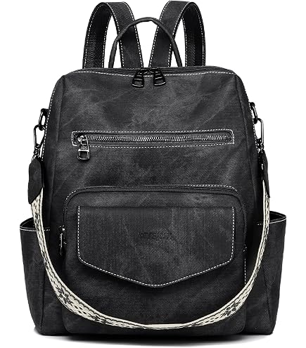 Botimmy Anti-Theft Backpack Purse for Women, Convertible 3-in-1 Vegan Leather Backpack with Hidden Zipper, Adjustable Shoulder & Crossbody Bag for Travel and Daily Commute : Clothing, Shoes & Jewelry