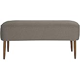 Safavieh Mercer Collection Levi Grey Mid-Century Bench