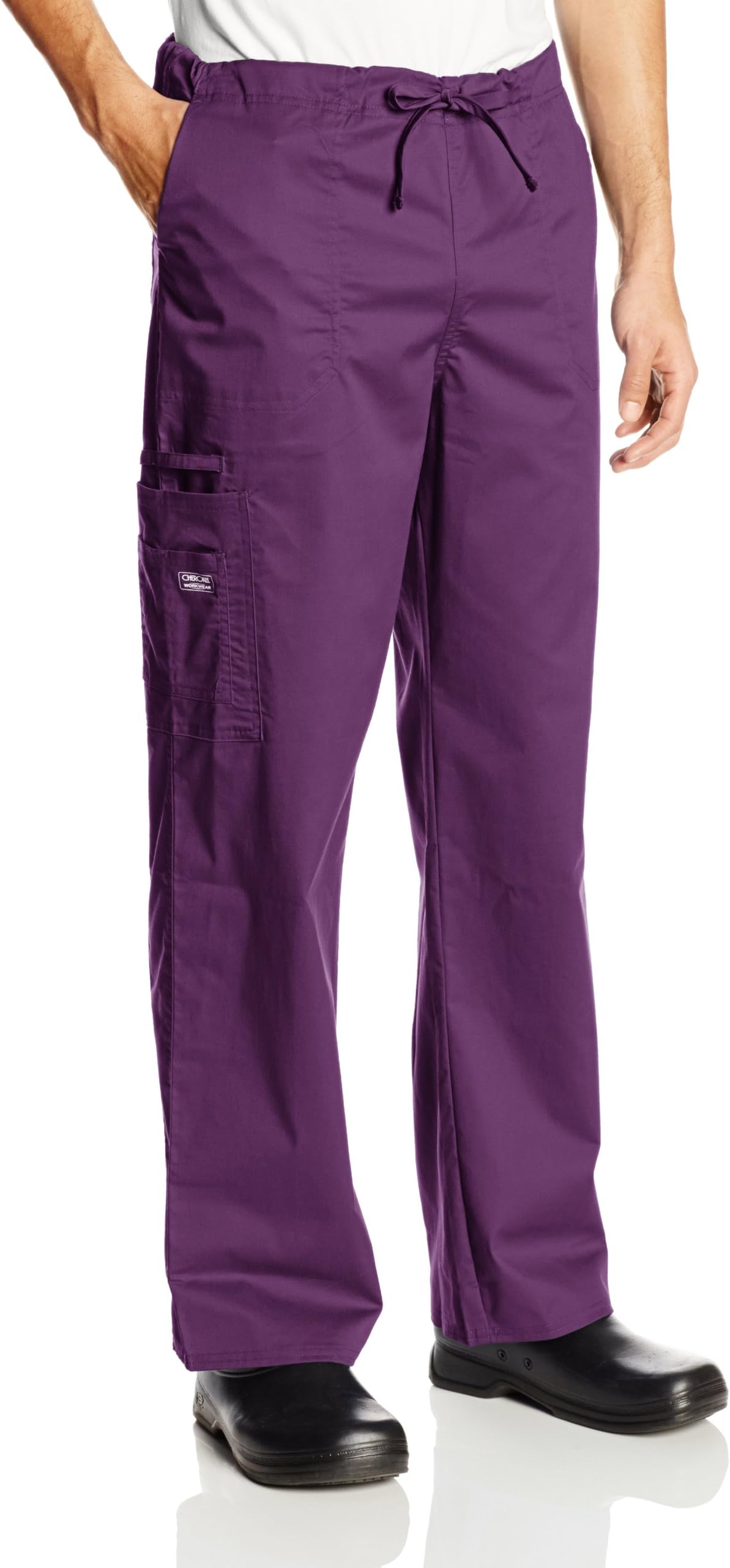 Unisex Unisex Drawstring Cargo Scrubs Pant Premium Core Stretch Unisex Cargo Scrubs Pant