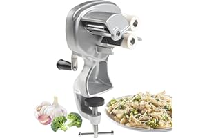 CUCINAPRO Cavatelli Maker Machine w Easy to Clean Rollers - Makes Authentic Gnocchi, Pasta Seashells and More - Recipes Included, Homemade Pasta Maker Set is Great for Homemade Italian Cooking or Holiday Gift