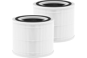 JORAIR 240 Replacement Filter Compatible with 240 Air Purifier, 3-in-1 HEPA Replacement with Activated Carbon Filter for 99.97% Air Pollutants, Odor and Smoke, Filter Replacement for 240 Air Purifier, 2 Pack