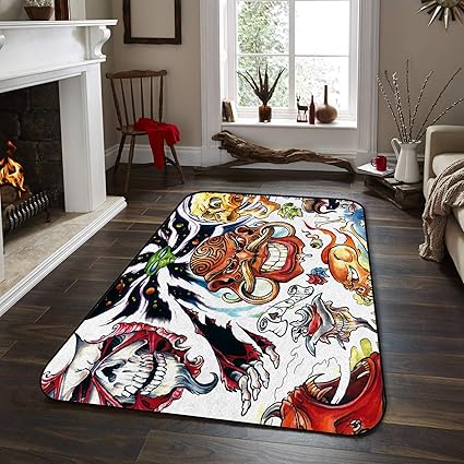 Amazon Com Gsypo Indoor Modern Area Rugs Halloween Style