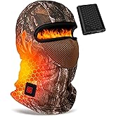 Men Women Heated Balaclava Gear Fishing Hunting Ice Pesca Motorcycle Snowboarding Motocross Motos Climbing Ski Hiking Biking Bicicletas Winter Outdoor Cold Weather Accesorios Camo Accessories Running