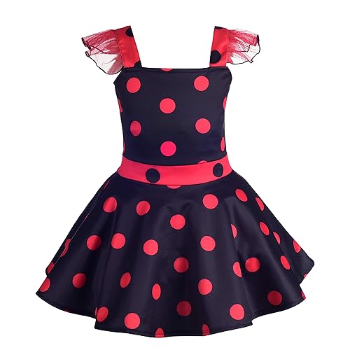 Dressy Daisy Girls Polka Dots Ladybug Dress Up Costume Birthday Halloween  Christmas Fancy Party Outfit Size 5-6 Black in Kenya | Whizz Costumes