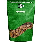 NPG Dried Longan Pulp 16 Oz, Meat Fruit, Gui Yuan, Lung Gan, No Additives, Edible, Perfect for Teas, Snacks, Desserts, Cooking, Premium Quality, Dragon Eye