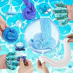 6 Packs Slemes, Blue Slime Kit - Cloud Slime kit