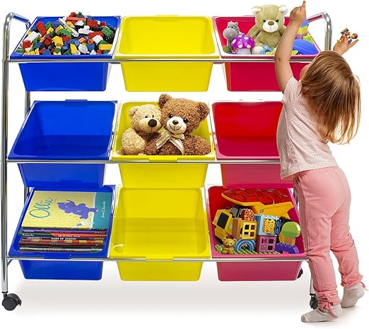 Amazon Com Sorbus Toy Bins Office Supply Organizer On Wheels