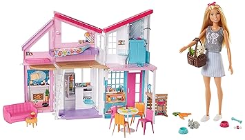 barbie malibu ह उस प ल स ट amazon in ख ल न और ग म