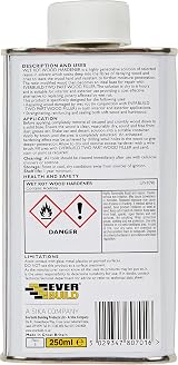 Everbuild WOODHARD2 LumberIrwin Wet Rot Wood Hardener 250ml view 3