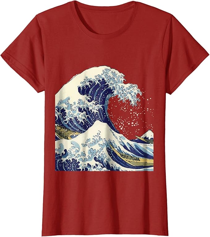 uniqlo great wave shirt