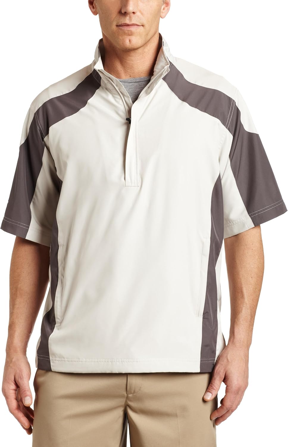 short sleeve windbreaker pullover