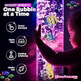 The Glowhouse 100cm Colour Changing Sensory Bubble Lamp with Plastic Fish view 4