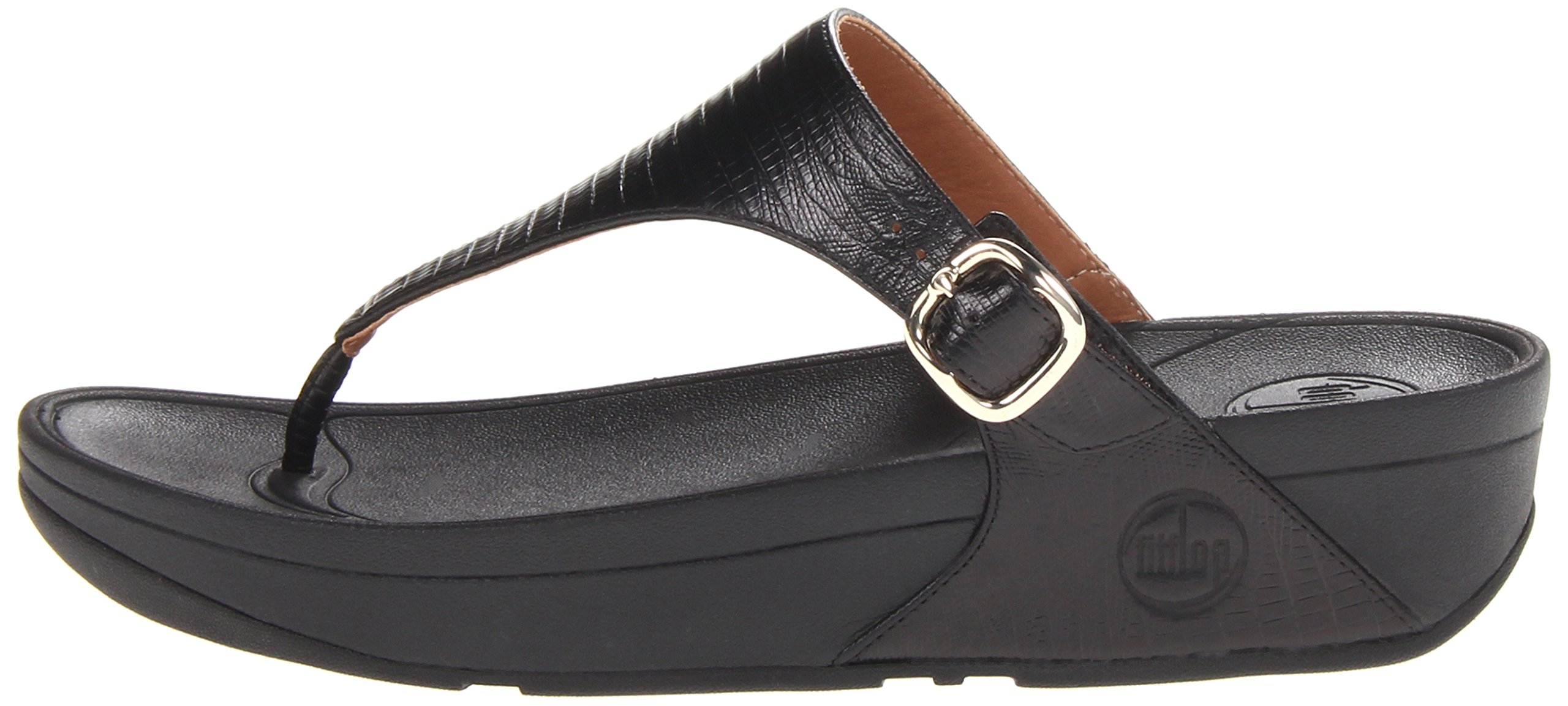 FitFlop Women's The Skinny Flip Flop, Black, 8 M US on Galleon Philippines