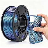 Filajoy3D 95A Chameleon TPU Filament 1.75mm,TPU Chameleon Color Blue 250g | 95A (42D) Flexible Soft 3D Printer Filament,Changes Color with Light and Angles