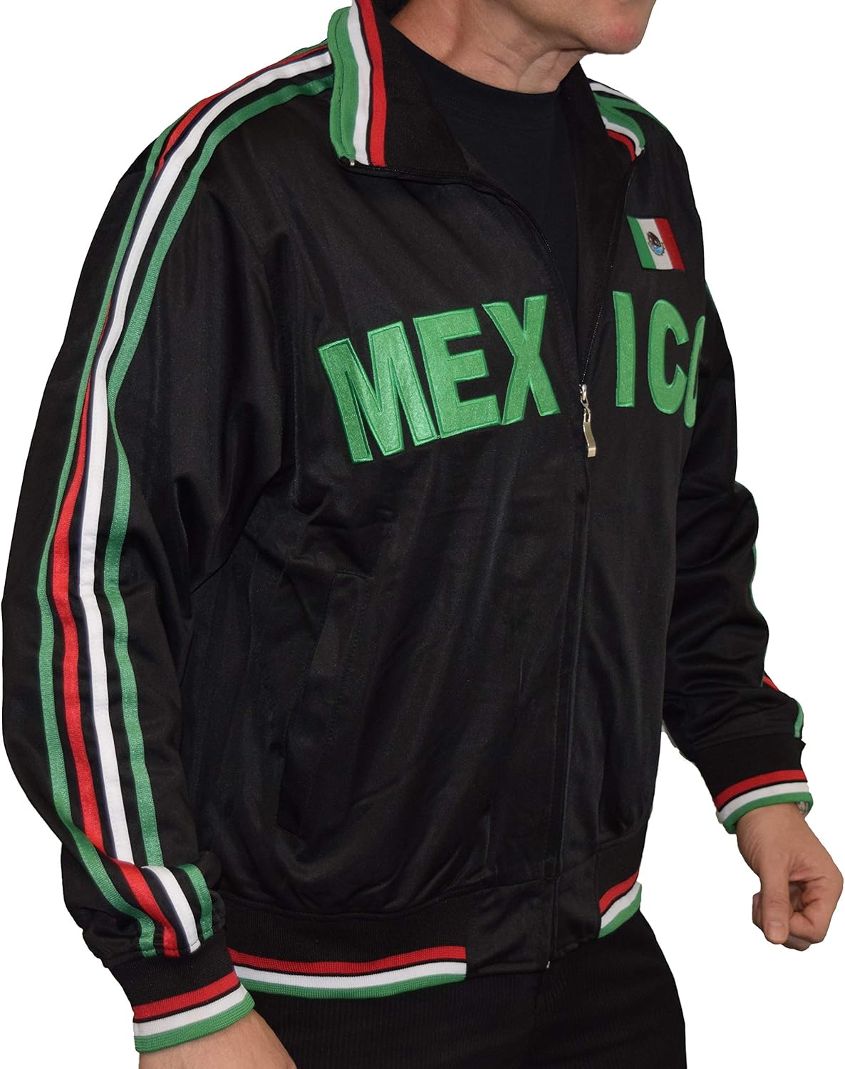 mexico white track jacket