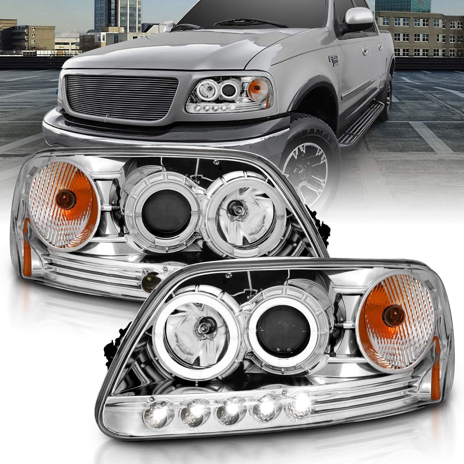 2003 Ford F150 Headlights