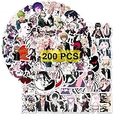 Babymiu Dangan Anime Stickers（2 x 100 Pcs） | Gifts Merch Party Supplies for Water Bottles Skateboard Luggage Scrapbook Phone Decal Decor Kids Teens Adult