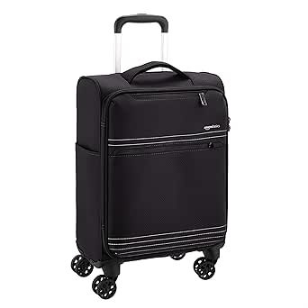 Amazon Basics Lightweight Softside Spinner Suitcase Luggage with Wheels