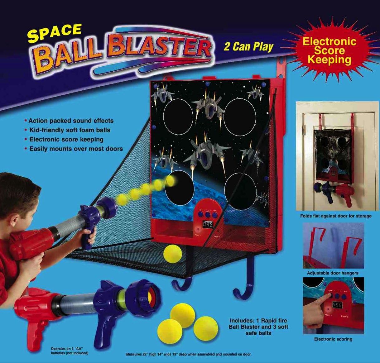 electronic ball blaster game