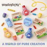 Honeysticks Super Jumbo Crayons 12 Pack Non Toxic Beeswax Large 100mm view 9