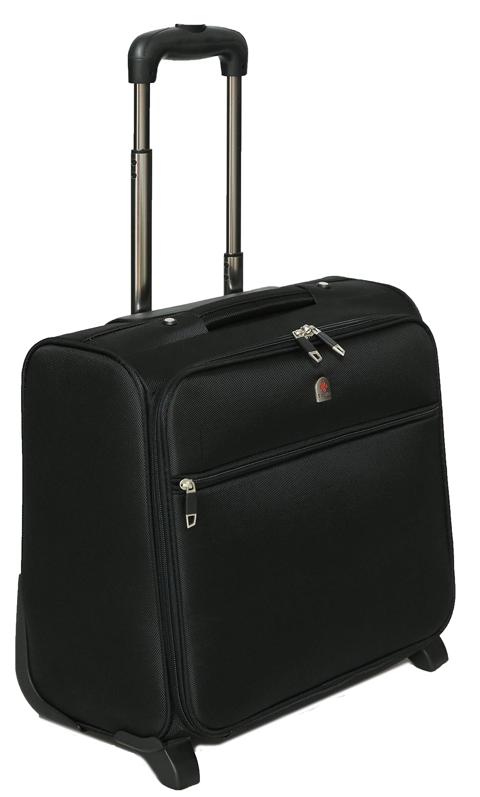 Tassia Business Laptop Roller Case - Large Stowage Area - 2 Wheel Laptop Rolling Case, Business Suitcase, Hand Luggage, Pilot Case Wheeled Trolley