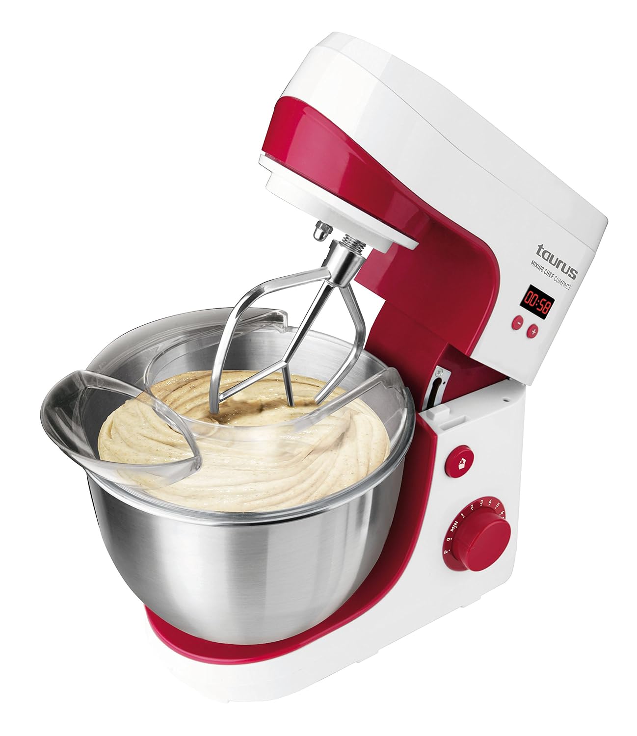 Taurus 913518000 Amasadora 600 W, 4.2 litros, 0 Decibeles, Blanco: Taurus: Amazon.es: Hogar