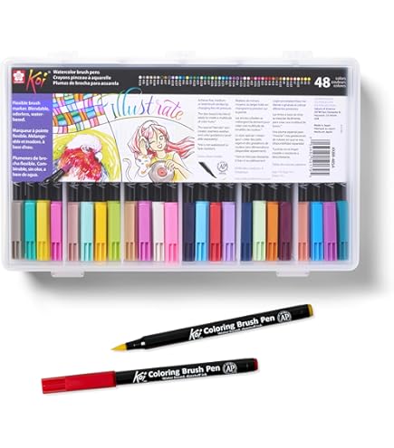 Amazon.com : SAKURA Koi Colouring Brush Pen Set - Urban
