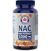 Orthomolecular Laboratories - NAC N-Acetyl-L-Cysteine 1000mg, 125 Tablets Max Potency 125-Day Supply - Liver Health, Lung Hea