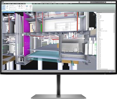 HP Z24u G3 24" WUXGA 1920x1200 LED IPS Monitor Silver 1C4Z6AA Silver