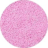 Yholin 10000pcs Pink Glass Seed Beads Bulk,2mm 12/0 Seed Pony Beads for Bracelets,Necklace,Jewelry Making -Waist Spacer Bead for DIY Craft Projects