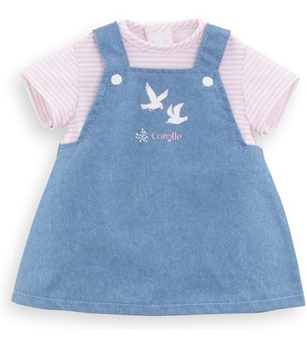 Corolle Reversible Wax Outfit For 30cm Doll - Weekend In Paris Doll Clothes, From 18 Months