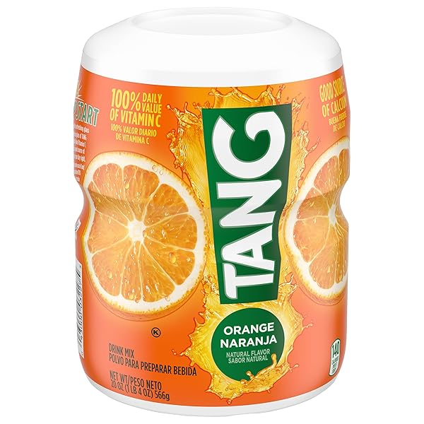 TANG ORANGE SWEETENED POWDERED DRINK MIX 1 COUNT 20 OZ CANISTER