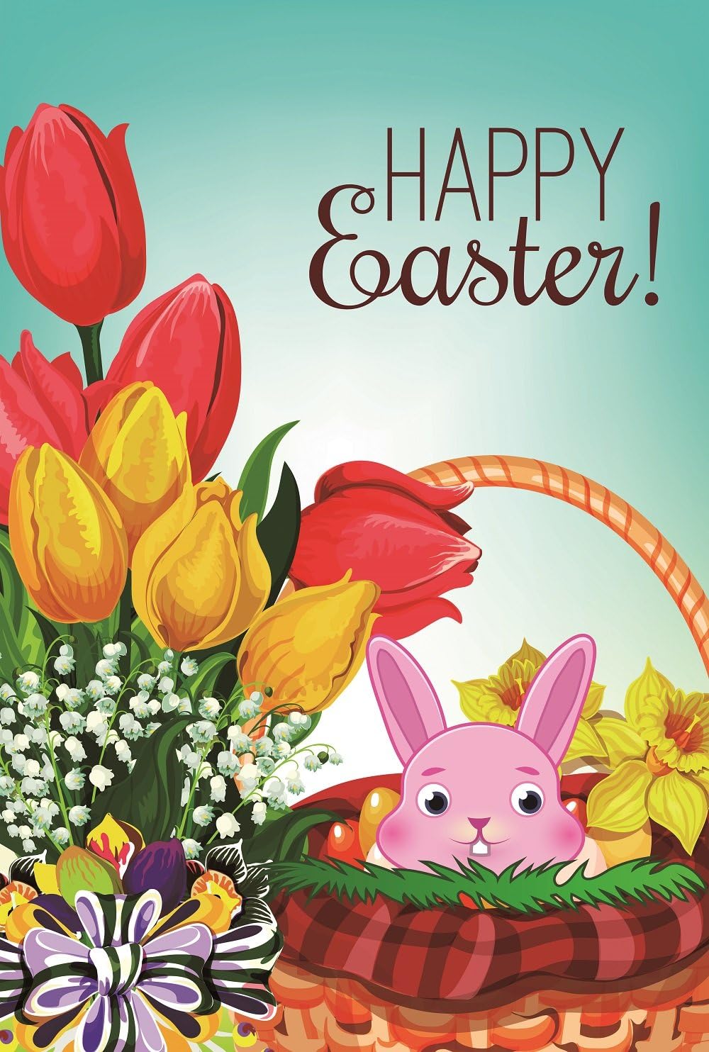 Best Garden Flag Double Sided Bunnies