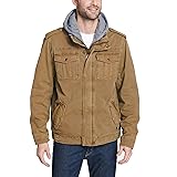 Levi's Men's Washed Cotton Military Jacket with