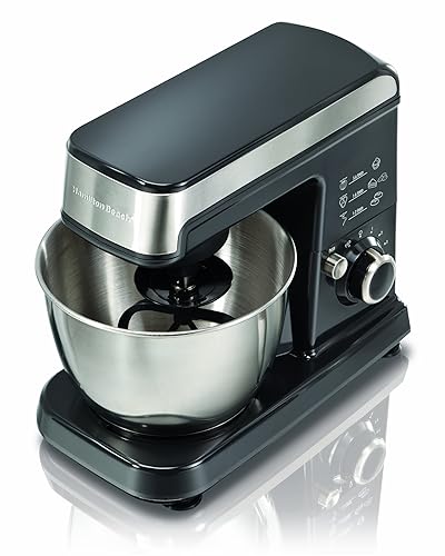 Hamilton Beach 63325 6-Speed Stand Mixer Style Name:Grey and Chrome